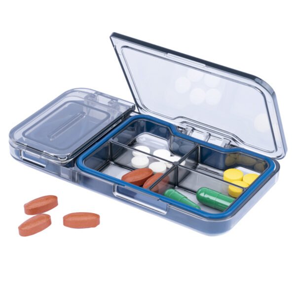 Portable Pill Box Case Daily Medicine Supplement Organizer