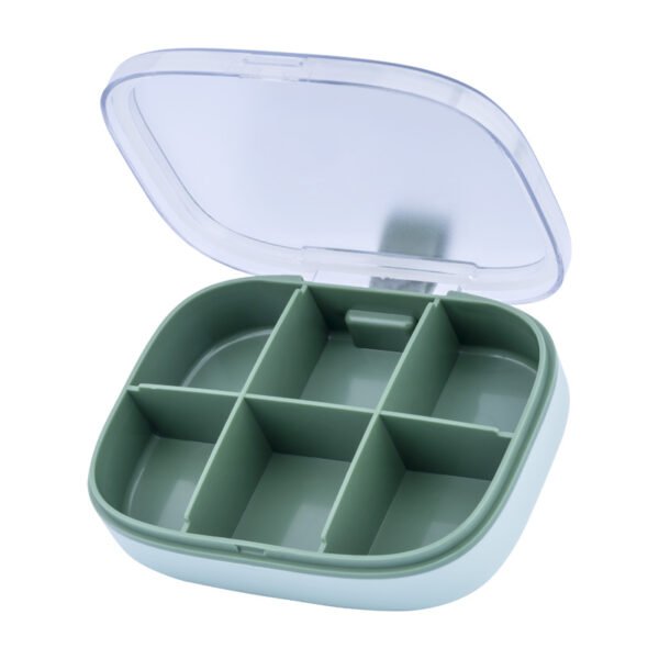Daily Pill Organizer 6 Compartments