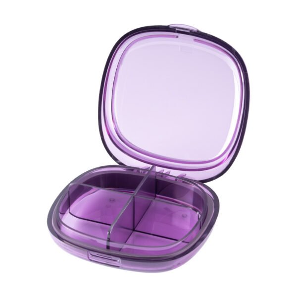 Compartment Plastic Storage Box-purple