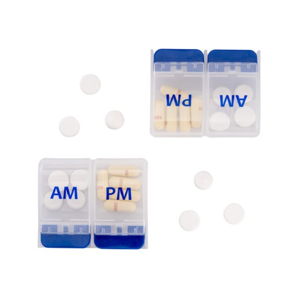 AM/PM Travel Pocket Pill Storage Box
