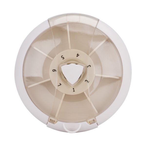 Portable Round Travel Reminder Pill Box