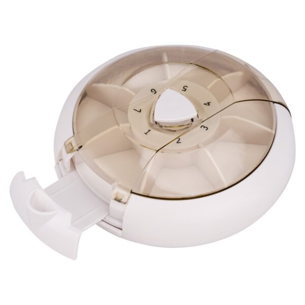 Portable Round Travel Reminder Pill Box