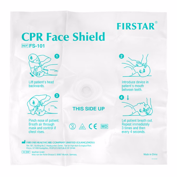 Mini Pocket Life Key breathing CPR Face Shield