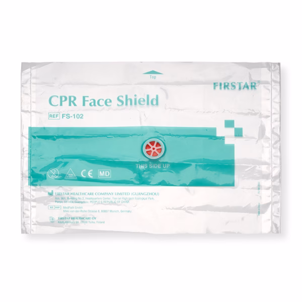 FIRSTAR product FAQ CPR mask example for healthcare product buyers
