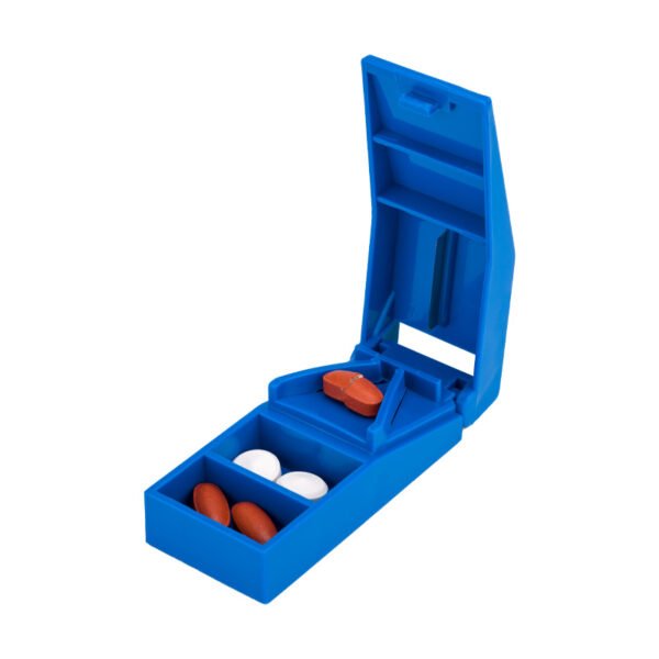 Portable Pill Cutter Box and Pill crusher Splitter Case