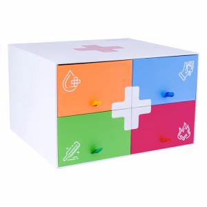 Medical Emergency Eco-friendly Cardboard First Aid Kits Box