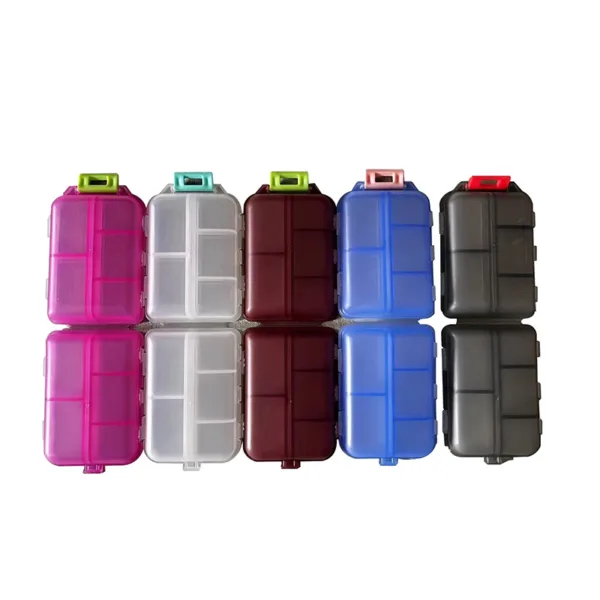 7-Day Travel Pill Case with 5 Compartments