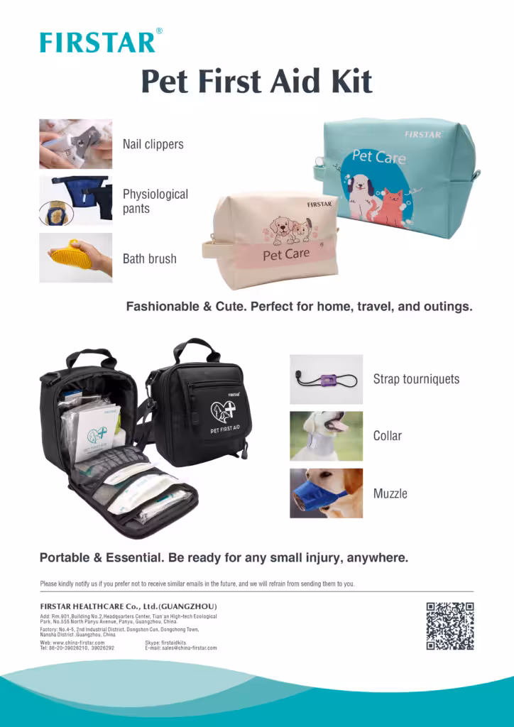 Firstar Pet First Aid And Care Kits FIRSTAR pet first aid and care kits for B2B buyers