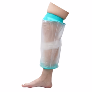 Silicone & PVC Knee Waterproof Cast Protector