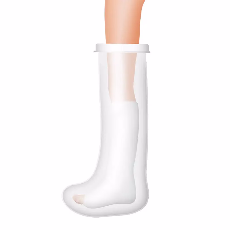 PP PVC Silicone Long Leg Waterproof Cast Protector