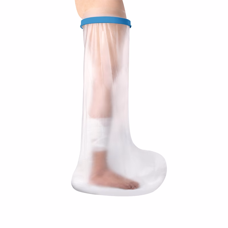 Pp Pvc &Amp; Silicone Long Leg Waterproof Cast Protector PP PVC Silicone Long Leg Waterproof Cast Protector