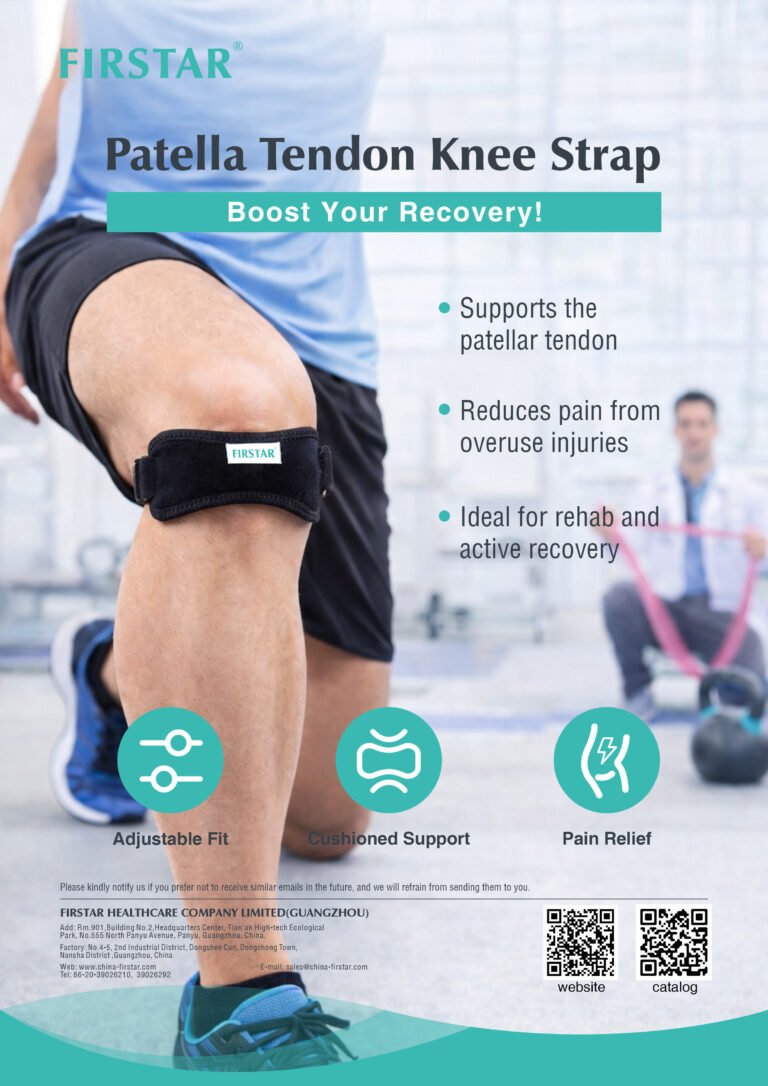 Patella Tendon Knee Strap For Sports And Daily Support FIRSTAR patella tendon knee strap