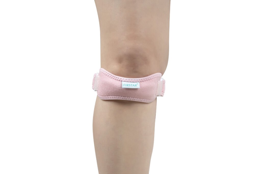 Patella Tendon Knee Strap For Sports And Daily Support Pink FIRSTAR patella tendon knee strap